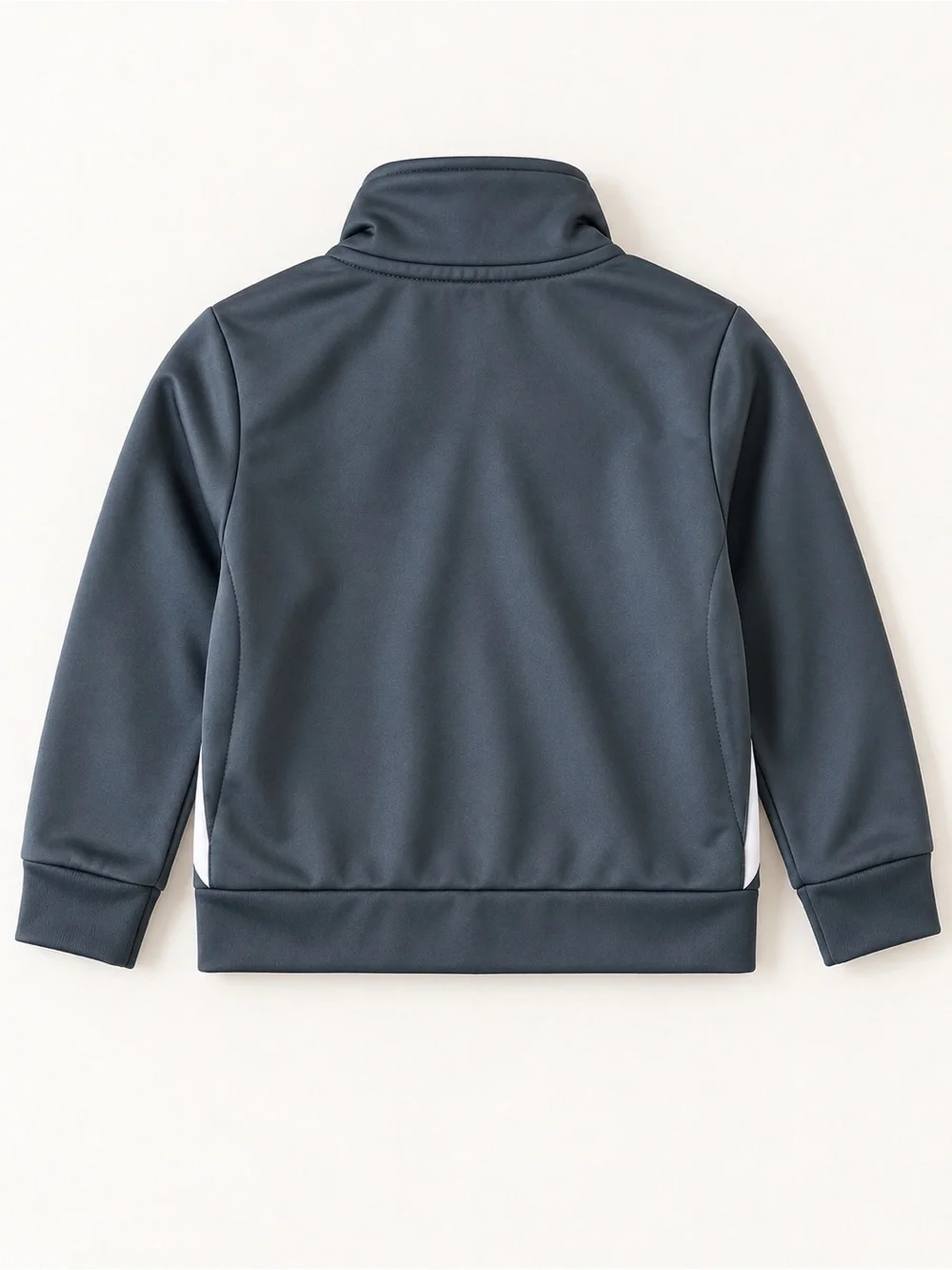 Puma Kids' Charcoal Grey and White Zip-Front Jacket